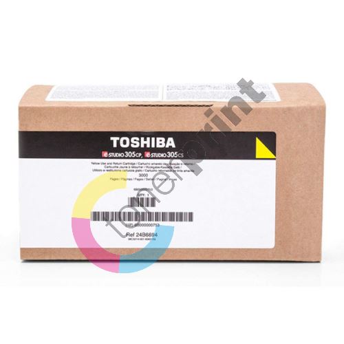 Toner Toshiba T-305PYR, yellow, 6B000000753, originál 1