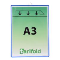 Tarifold rámeček s kapsou a očkem, A3, otevřený shora, zelený, 5 ks