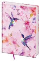Denní diář A5 2027 – Vario Lyra Colibri, hedvábný povrch (2)