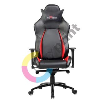 Herní židle Red Fighter C2, černá, odnímatelné polštářky