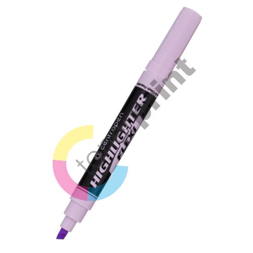 Centropen 8542 Highlighter Flexi Soft, pastelově fialový 1