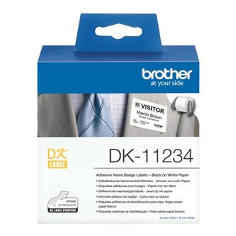 Papírové štítky Brother 60mm x 86mm, bílá, 260 ks, DK11234, pro tiskárny řady QL