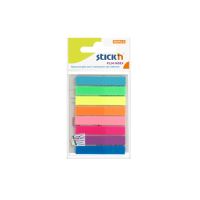 Plastové samolepicí záložky Stick n neonové barvy, 45 x 8 mm 1