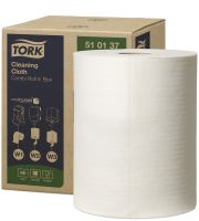 Tork jemná čisticí utěrka W1/W2/W3, bílá, 31,5 × 38 cm, 400 ks, 510137