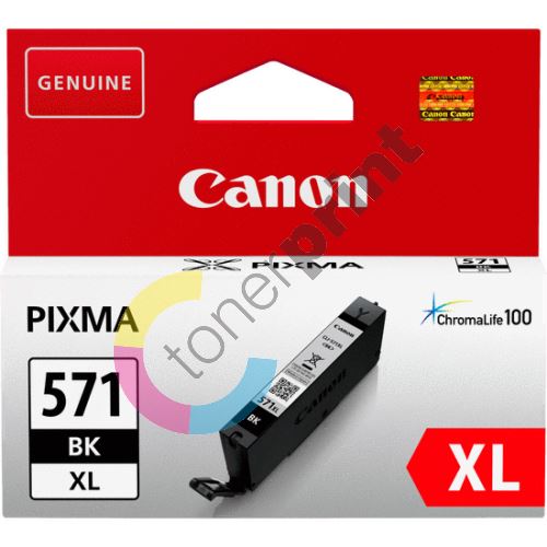 Cartridge Canon CLI-571BK XL, 0331C001, black, originál 3