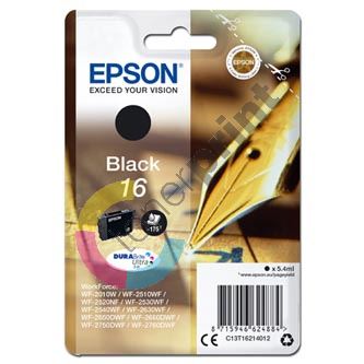 Inkoustová cartridge Epson C13T16214012, WF-2540WF, WF-2520NF, black, 16, originál