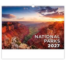Nástěnný kalendář - National Parks 2027 (kalendář s přírodou na zeď)