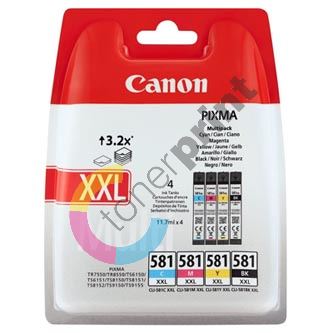 Inkoustová cartridge Canon CLI-581 XXL, CMYK, 1998C005, CMYK, originál