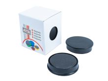 Magnety Arta průměr 40mm, černé, 4ks