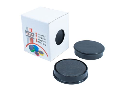 Magnety Arta průměr 40mm, černé, 4ks