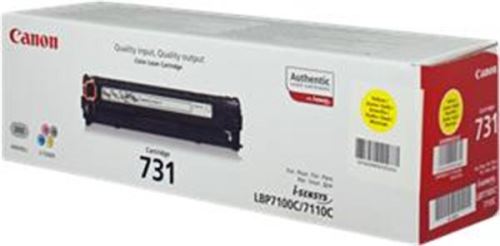 Toner Canon CRG-731Y, LBP-7100Cn, 7110Cw, yellow, CRG731Y, originál