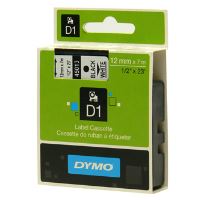 Páska Dymo D1 12mm x 7m, černý tisk/bílý podklad, 45013, S0720530 (2)