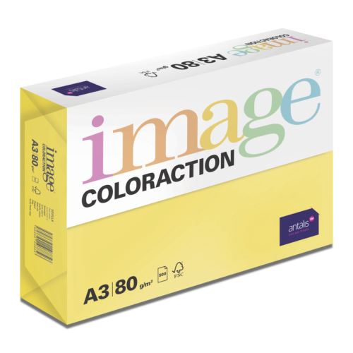 Barevný papír IQ MA 42 A4 80g májově zelená 1bal/500ks 3