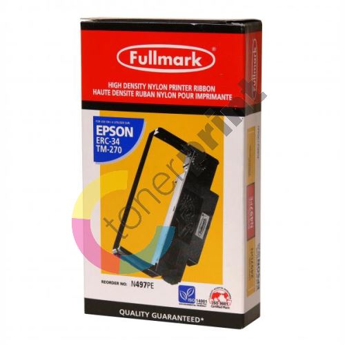 Páska Epson ERC 30, ERC 34, TM-270, TM-300, fialová, Fullmark 1