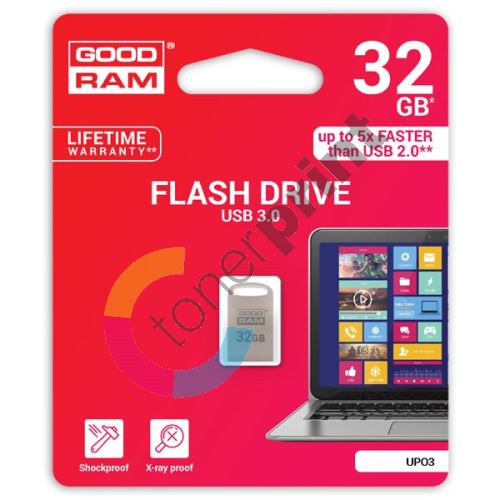 Goodram UPO3 32GB, USB flash disk 3.0, stříbrná 1