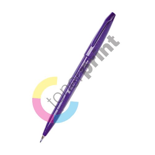 Pentel Brush Sign Pen touch SES15 fialový 3