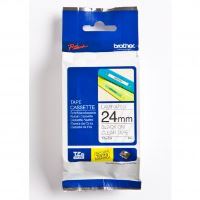 Páska do štítkovače Brother TZE-151 24mm, černý tisk/průsvitný podklad (2)