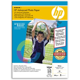 Fotografický papír HP Q5456A A4 Premium Photo Paper, Advanced Glossy 250g 1ks/25ks 1