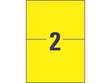 Odolné etikety 210 x 148 mm, 20 listů A4, žlutá L6130-20 3 (2)