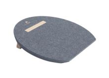 Ergonomická podložka pod nohy ALBA Ergofeet, recyklovaný PET, šedá