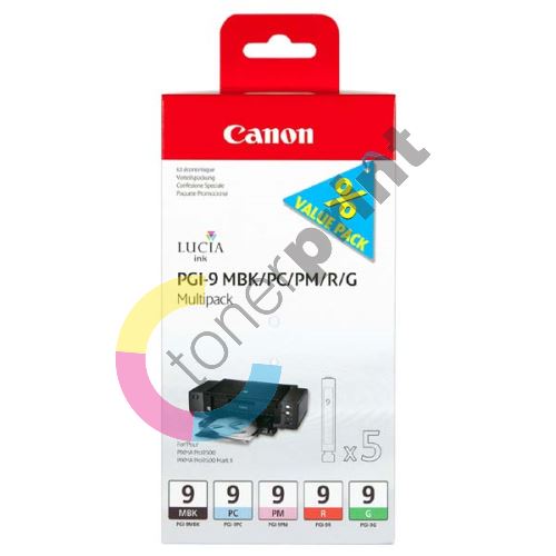 Cartridge Canon PGI-9, MBK/PC/PM/R/G, 1033B013, originál 1