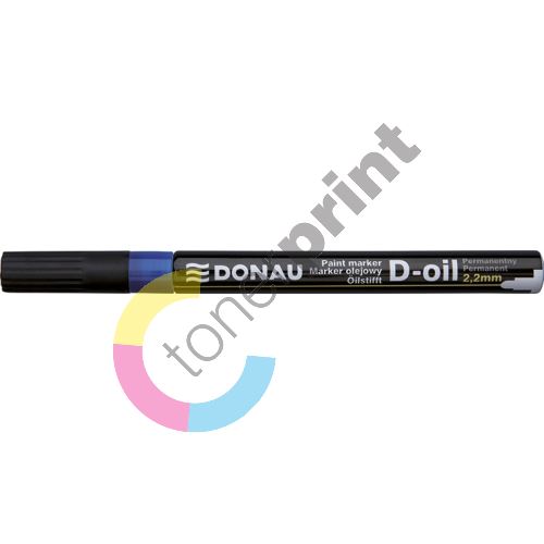 Donau D-oil lakový popisovač, 2,2 mm, modrý 1