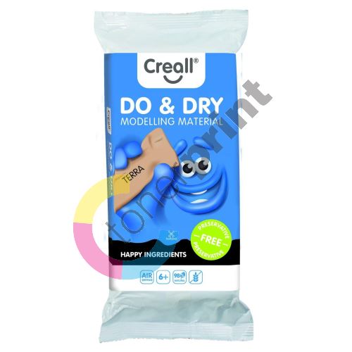 Creall Do&Dry modelovací hmota, samotvrdnoucí, terra, 1kg 2