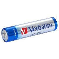 Mikrotužkové baterie Verbatim AAA / LR03 / Micro, alkalické 1,5 V, 4 ks – 49920 (5)