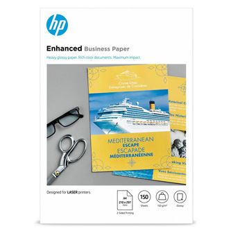 HP Enhanced Business Glossy Laser Photo Paper, foto papír, lesklý, bílý, A4, 150 g/m2, 150