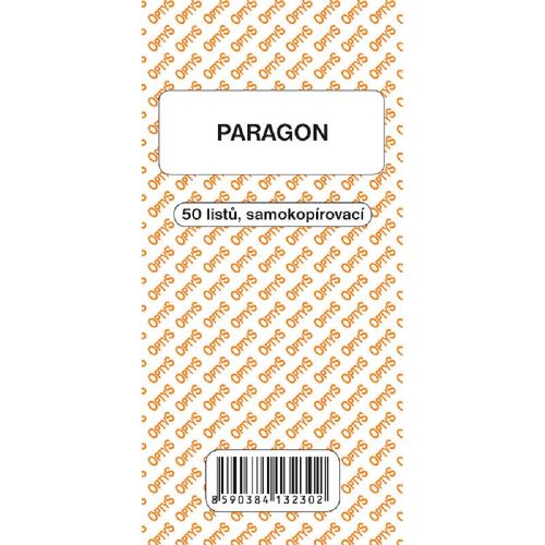 Samopropisovací obchodní paragon bez DPH A6 – 50 listů (OP1323)