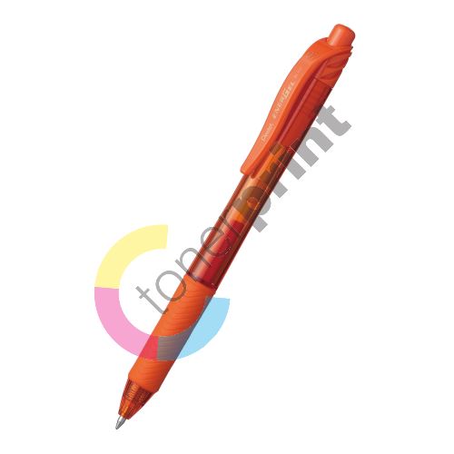 Pentel EnerGel BL107, kuličkové pero, oranžové 1