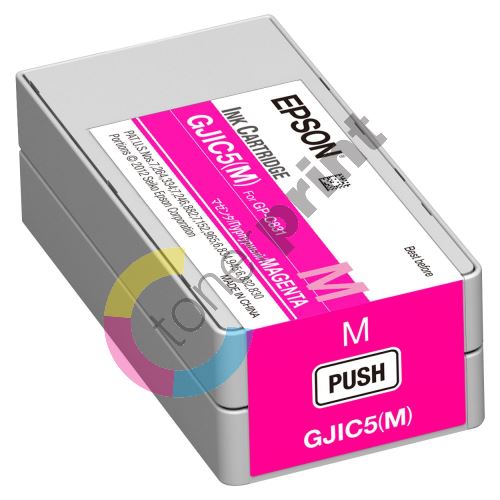 Cartridge Epson C13S020565, magenta, GJIC5(M), originál 1