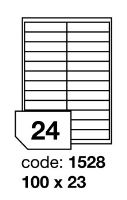 Samolepící etikety Rayfilm Office 100x23 mm 100 archů, laser, R0119.1528 Samolepící etikety Rayfilm Office 100x23 mm 100 archů, laser, R0119.1528