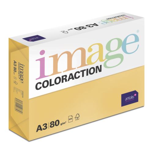 Barevný papír IQ LG 46 A4 80g zelená 1bal/500ks 3