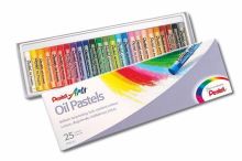 Olejové pastely Pentel Oil Pastels PHN4-25, sada 25 barev