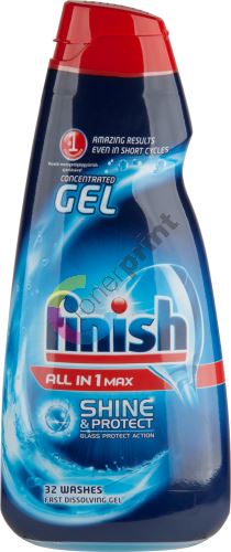 Finish All in 1 Max Shine & Protect gel do myčky 650 ml