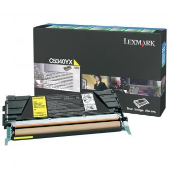 Lexmark originální toner C5340YX, yellow, 7000str., return