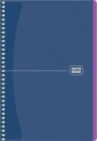 Spirálový sešit Shkolyaryk Notebook, čtverečkovaný, mix, A5, 80 listů (5)