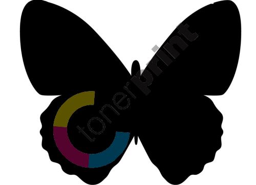 Popisovací tabule Securit Motýl, s popisovačem a lepící páskou, černá 1