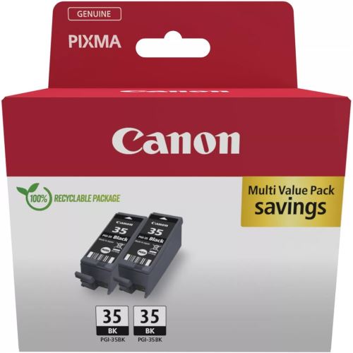 Inkoust Canon PGI-35, 1509B029, black, 2× 9,3 ml, Twin Pack, originál
