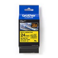 Páska do štítkovače Brother TZe-SL651, černý tisk/žlutý podklad, originál