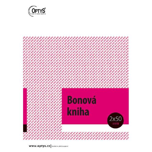 Bonová kniha A4 s číslovanými odtrhávacími lístky, 2 × 1000 čísel OP1264