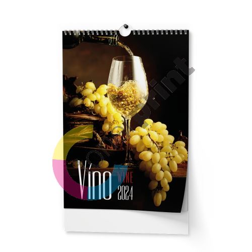 Nástěnný kalendář - Víno - A3 1