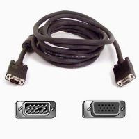 Kabel k monitoru SVGA, 15M/15F, 2m, (15 pin), ferritové stínění
