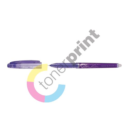 Kuličkové pero Pilot Frixion Point, gumovatelné, fialové 0,5 mm 1