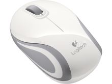 Logitech myš Wireless Mini Mouse M187 bílá