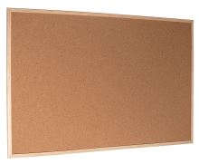 Korková tabule s dřevěným rámem, přírodní hnědá, 90x120 cm, Esselte