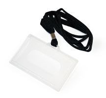 Visačka s textilní černou šňůrkou - 55 x 90 mm, pevná, 50 ks Visačka s textilní černou šňůrkou - 55 x 90 mm, pevná, 50 ks