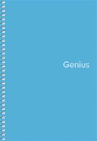 Spirálový sešit Shkolyaryk Genius, čtverečkovaný, mix, A5, 80 listů, PP desky (3)