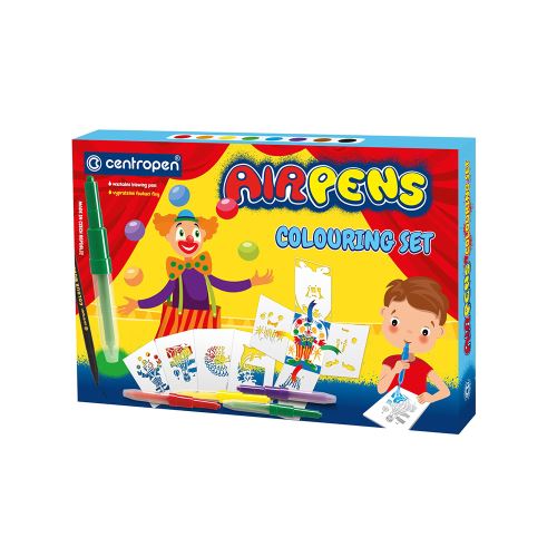 Foukací fixy Centropen 1500/9 AIRPENS Colouring set, sada 9ks 1